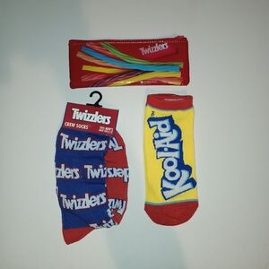 Twizzler And Kool aid Socks With Pencil Bag
